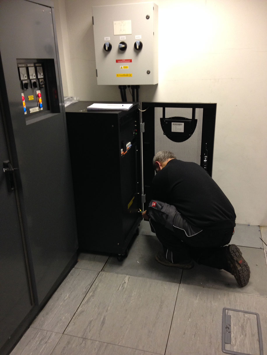 Electrical installation by Enhanced Power Services Ltd to power a new UPS install.