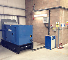 Image of a generator electrical installation for emergency services / RNLI by Enhanced Power Services Ltd